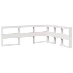 Berkfield Home Decorative Bookcase Bed without Mattress White 160x200cm Solid Wo - Size: 160x200 cm - thumbnail 9