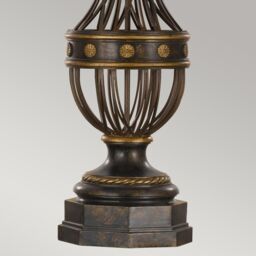 Netlighting Augustine 1 Light Table Lamp Antique Brown E27 - thumbnail 5