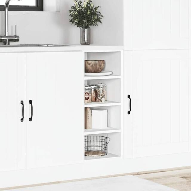 Berkfield Home Durable Bottom Cabinet White 30x44, 5x81, 5 cm Engineered Wood - image 1