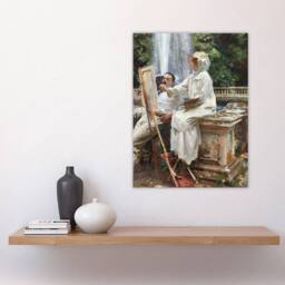 "Artery8 The Fountain Villa Torlonia Sargent Wall Art Poster Print - Size: W24"" x H32""" - thumbnail 4