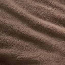 OHS Teddy Fleece Thermal Fitted Bed Sheet in Brown - Size: Single Fitted - thumbnail 3