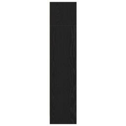Berkfield Home Decorative Bookcase Black Oak 60x24x109 cm Engineered Wood - Size: 60 x 24 x 109 cm - thumbnail 6