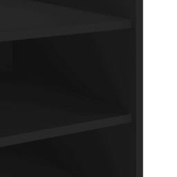 Berkfield Home Bedside Cabinet Black 45x50x50 cm Engineered Wood - Size: 45 x 50 x 50 cm - thumbnail 8