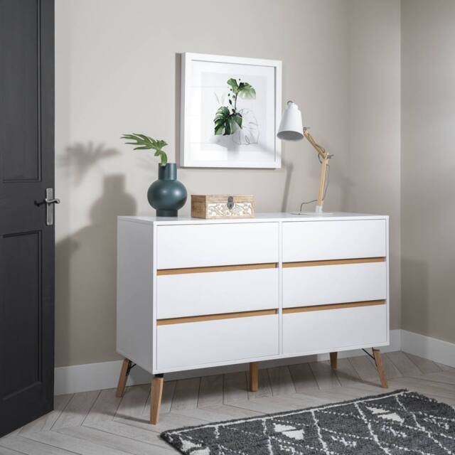 Nöa and Nani Otto Chest of Drawers 6 Drawer in White - image 1