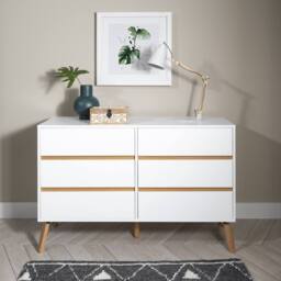 Nöa and Nani Otto Chest of Drawers 6 Drawer in White - thumbnail 2