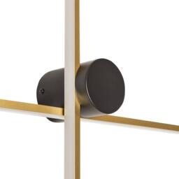 Wyld and Coco 90cm Wall Lamp Gold Aluminium Black Iron Base Modern LED Lighting - thumbnail 6