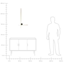 Wyld and Coco 90cm Wall Lamp Gold Aluminium Black Iron Base Modern LED Lighting - thumbnail 7