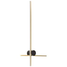 Wyld and Coco 90cm Wall Lamp Gold Aluminium Black Iron Base Modern LED Lighting - thumbnail 4