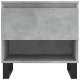 Berkfield Home Modern Coffee Tables 2 pcs Concrete Grey 50x46x50 cm Engineered Wood - Size: 50 x 46 x 50 cm - thumbnail 6