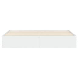 Berkfield Home Modern Bed Frame with Drawers without Mattress White 200x200 cm - thumbnail 6