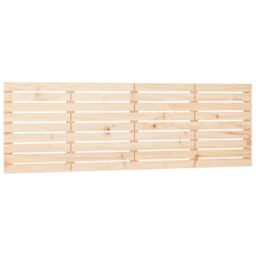 Berkfield Home Wall Headboard 206x3x63 cm Solid Wood Pine in Brown - Size: 206 x 3 x 63 cm - thumbnail 2