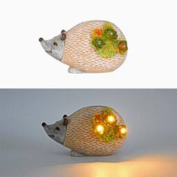 Obasyhig Solar Outdoor Waterproof Simulation Animal Lawn Light - Hedgehog Style - thumbnail 2
