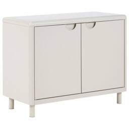Wyld and Coco Beige Steel 2 Door Storage Adjustable Shelves for Home Office - thumbnail 2