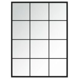 Berkfield Home Wall Mirrors 2 pcs Black 80x60 cm Metal - thumbnail 5
