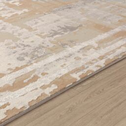 Livabliss Lustro-Abstract Beige Grey Off-White Modern Marble Living Dining Bedroom Rug - Size: 120 cm x 170 cm - thumbnail 3