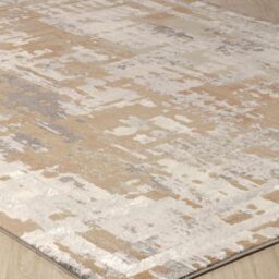 Livabliss Lustro-Abstract Beige Grey Off-White Modern Marble Living Dining Bedroom Rug - Size: 120 cm x 170 cm - thumbnail 6