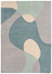 The Rug Shop UK Green Handmade Modern Easy to clean Abstract Area Rug - Size: 160 cm x 230 cm - thumbnail 6