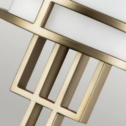 Netlighting Fusion Flush Wall Lamp Painted Natural Brass in Gold - thumbnail 2