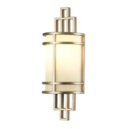 Netlighting Fusion Flush Wall Lamp Painted Natural Brass in Gold - thumbnail 1