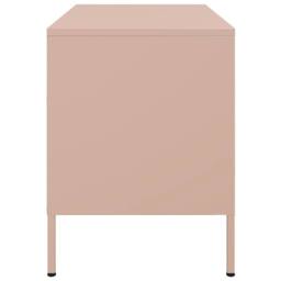 Berkfield Home TV Cabinets 2 pcs Pink 68x39x50.5 cm Steel - thumbnail 8
