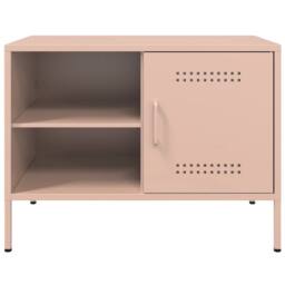 Berkfield Home TV Cabinets 2 pcs Pink 68x39x50.5 cm Steel - thumbnail 7