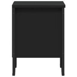 Berkfield Home Bedside Cabinet Black 2 pcs 40x30x40 cm Engineered Wood - Size: 40 x 30 x 40 cm - thumbnail 6