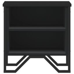 Berkfield Home Bedside Cabinet Black 2 pcs 40x30x40 cm Engineered Wood - Size: 40 x 30 x 40 cm - thumbnail 5