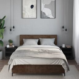 Berkfield Home Bedside Cabinet Black 2 pcs 40x30x40 cm Engineered Wood - Size: 40 x 30 x 40 cm - thumbnail 3