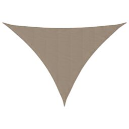 Berkfield Home Sunshade Sail Oxford Fabric Triangular 4x5x6.4 m Taupe - thumbnail 2