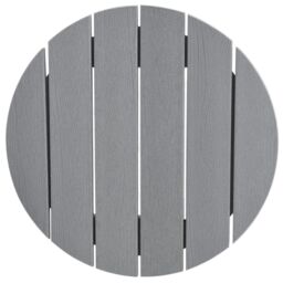 Berkfield Home Bar Table Light Grey 55x55x107 cm HDPE - Size: 55 x 55 x 107 cm - thumbnail 8