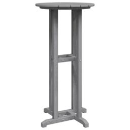 Berkfield Home Bar Table Light Grey 55x55x107 cm HDPE - Size: 55 x 55 x 107 cm - thumbnail 2