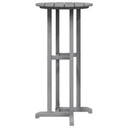 Berkfield Home Bar Table Light Grey 55x55x107 cm HDPE - Size: 55 x 55 x 107 cm - thumbnail 5