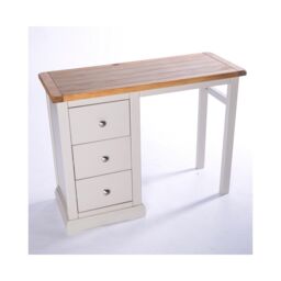 Cabinet Bits Loreo 3 Drawer Dressing Table Set Chrome Knob in Light Grey - thumbnail 3