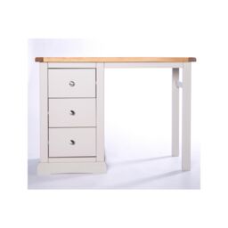Cabinet Bits Loreo 3 Drawer Dressing Table Set Chrome Knob in Light Grey - thumbnail 2