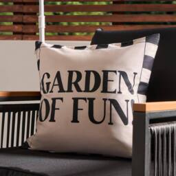 OHS Dubai Luxe Bistro Set 2 Seater Garden Furniture Patio Table Chair in Black - thumbnail 3