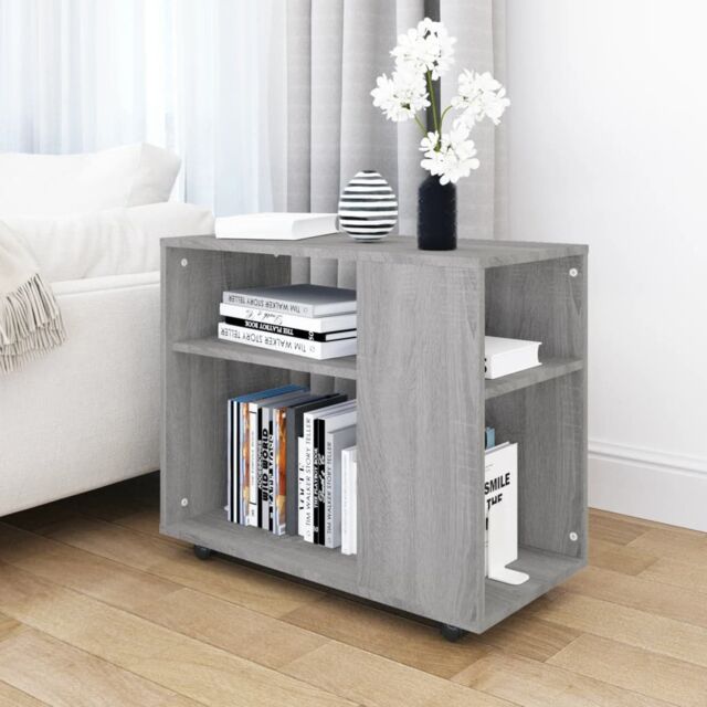 Berkfield Home Side Table Grey Sonoma 70x35x55 cm Engineered Wood - Size: 70 x 35 x 55 cm - image 1