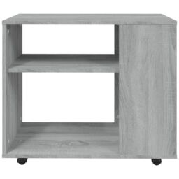 Berkfield Home Side Table Grey Sonoma 70x35x55 cm Engineered Wood - Size: 70 x 35 x 55 cm - thumbnail 5