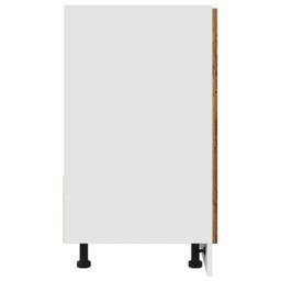 Berkfield Home Sink Bottom Cabinet Lyon Old Wood 80x46x81.5 cm Engineered Wood in Brown - thumbnail 6