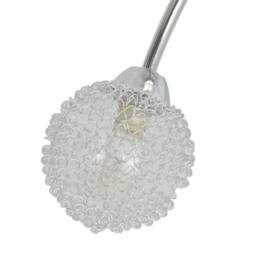 Berkfield Home Ceiling Lamp with 6 LED Bulbs G9 240 W in Silver - thumbnail 6
