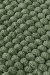 Allure Bath Fashions Bobbi Giant Bobble Bath Mat in Dark Green - thumbnail 3