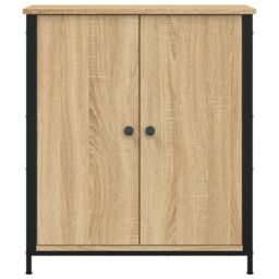 Berkfield Home Sideboard Sonoma Oak 70x30x80 cm Engineered Wood in Brown - Size: 70 x 30 x 80 cm - thumbnail 6
