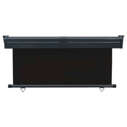Berkfield Home Stylish Balcony Side Awning 160x250 cm Black - thumbnail 4