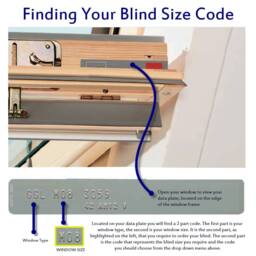 Blinds Outlet Blackout roof window blind in Cream - Size: M08 - thumbnail 2
