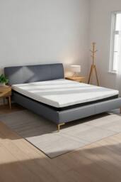 Gel-Infused Memory Foam Mattress in White - Size: Single - thumbnail 7
