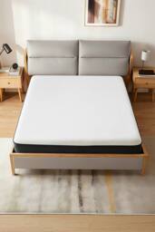 Gel-Infused Memory Foam Mattress in White - Size: Single - thumbnail 6