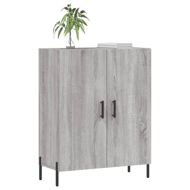Berkfield Home Sideboard Grey Sonoma 69.5x34x90 cm Engineered Wood - image 1