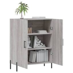 Berkfield Home Sideboard Grey Sonoma 69.5x34x90 cm Engineered Wood - thumbnail 4