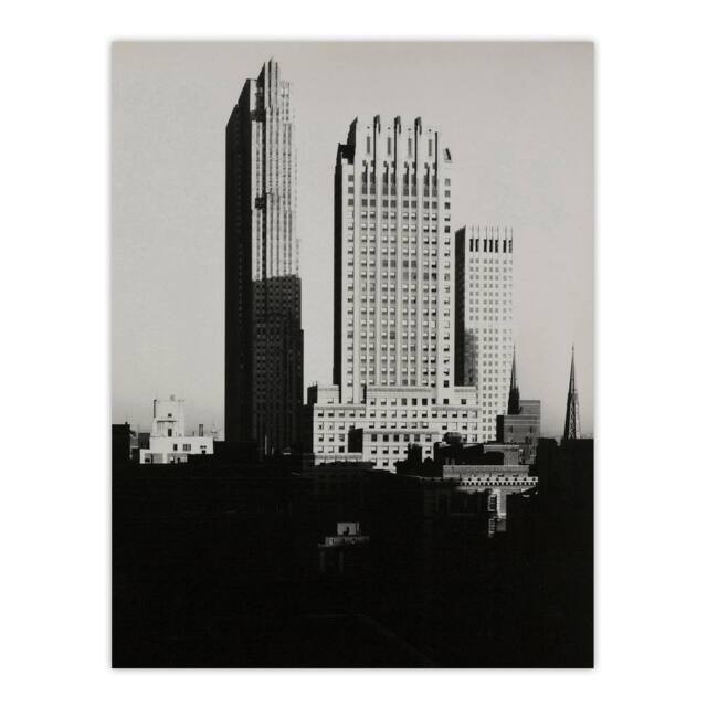"Artery8 New York from the Shelton Alfred Stieglitz Wall Art Poster Print in Black - Size: W12"" x H16""" - image 1