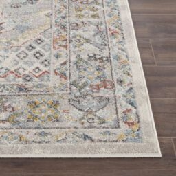 Livabliss Ankara - Vintage Grey Taupe Blue Traditional Boho Living Dining Bedroom Rug - Size: 120 cm x 170 cm - thumbnail 5