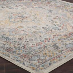 Livabliss Ankara - Vintage Grey Taupe Blue Traditional Boho Living Dining Bedroom Rug - Size: 120 cm x 170 cm - thumbnail 6